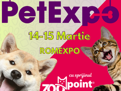 PetExpo Romania, 14-15 martie, targul dedicat animalelor de companie